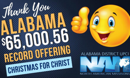 Thank you Alabama for a Record CFC Offering